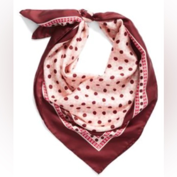 kate spade Accessories - Kate Spade Silk Floral Moroccan Tile Scarf